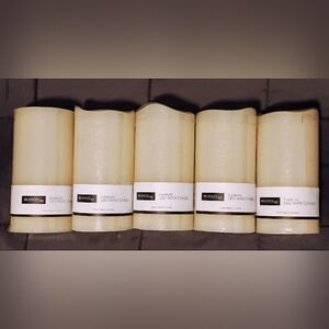 Cream Flameless LED Wax Candles